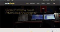 Desktop Screenshot of estudiosbackstage.com