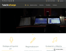 Tablet Screenshot of estudiosbackstage.com